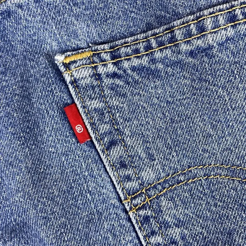 Levis 550 Denim Shorts W34 Mid Wash Jorts